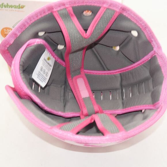 NEW Safehead Soft Protective Headgear Helmet  Baby 7-24 Months Butterfly Pink - Picture 7 of 8